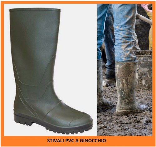 Stivali gomma pvc lavoro - gomma,